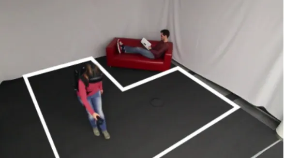 Fig.  1.  The  example  of  Real-Walking 