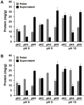 Fig.  1.  Optimal  condition  of  protein  extraction  on  defatted  Tenebrio  molitor  larvae  by  alkaline  method