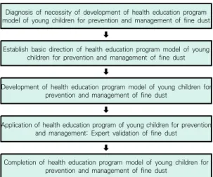 Fig.  1.  Procedure  for  development  of  program  model