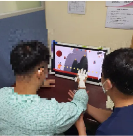 Figure 2. Virtual reality training.