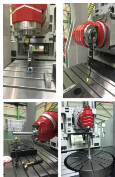 Fig.  4.  Accuracy  measurement  of  6-axis  machine  tool