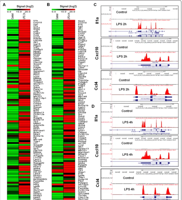 Figure 2 RNA-Seq analysis reveals LPS-stimulated pro-inflammatory gene expression in BV-2 microglial cells