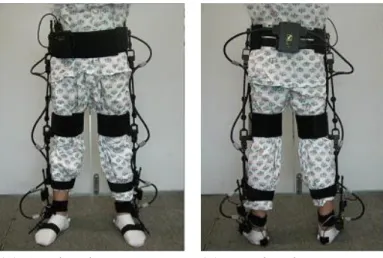 Figure 2. Motion analysis system for  measuring range of motion of each  joint is consist of 9 probes on center  of posterior aspect of sacrum, both  an-terior superior iliac spines, both lateral  aspect of knee joints, both lateral  mal-leolus, and both f