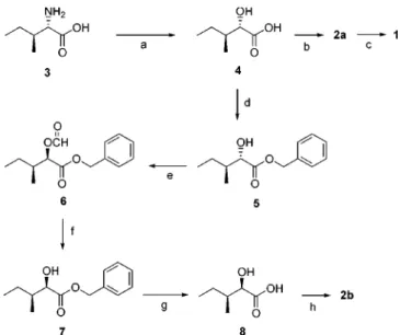 Table 1. Minimum Inhibitory Concentration (µg/mL) of 1 and 2a against selected bacterial species