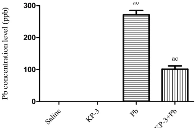 Fig.  11.  Concentration  of  lead  in  blood  of  rats.  1)  Letter  "a" 