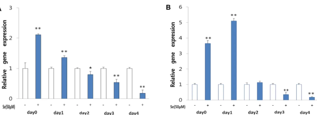 Fig.  6.  Analysis  of  solenoprotein  gene  expressions  with  quantitative  real-time  RT-PCR