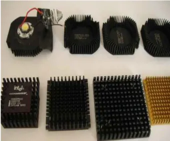 [그림  1]  The  Actual  Shape  of  Heat  Sinks  of  LED1.  서론최근 높은 에너지 효율과 수명이 길다는 장점 때문에 LED 조명의 사용량이 많아지고 있다