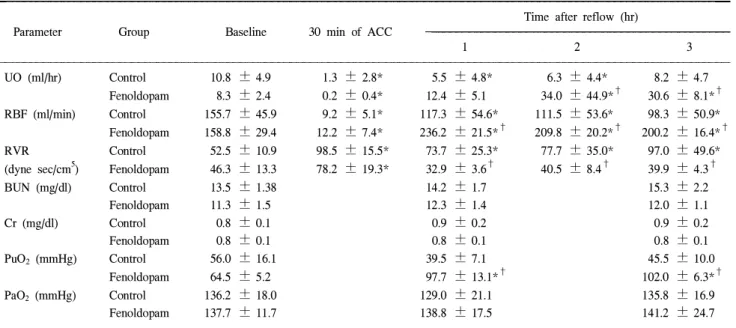 Fig. 2. Changes in urine output during the course of the experiment.