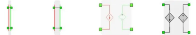 Fig. 1 Core coupling, device coupling, equivalent circuit of coupling  and ideal transformer circuit