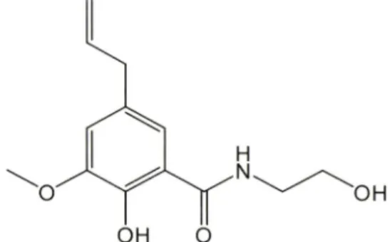 Fig.  1 -  Chemical  structure  of  alibendol.