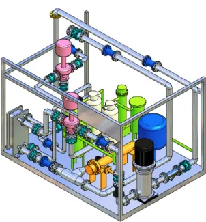 Fig. 2 General Arrangement Diagram of the Prototype Pumping Skid