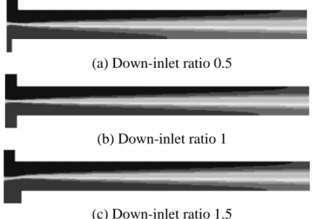 Fig. 4  Schematic of the T-Shape micro channel 