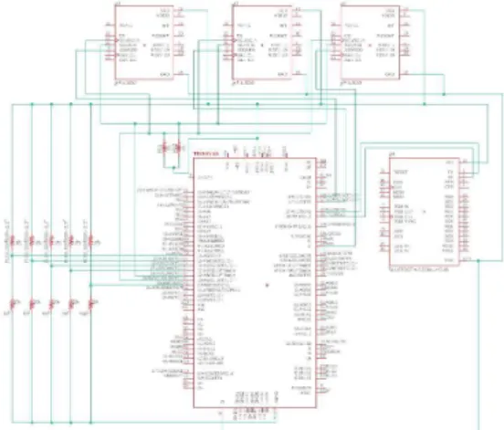 Fig. 4. Schematics with sensors and a Teensy board