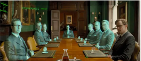 Fig. 1. Example of coexistent reality(Kingsman, 2015)