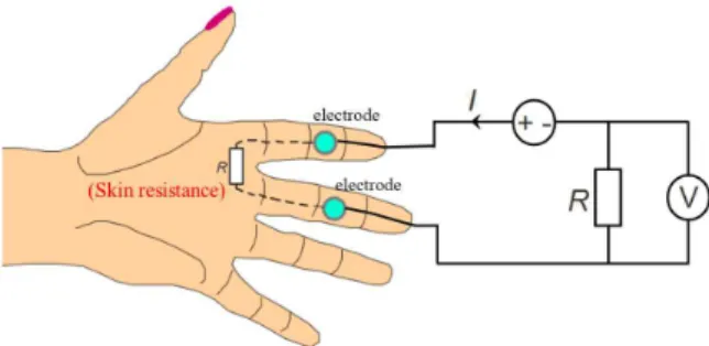 Fig. 3. Skin resistance measurement technology