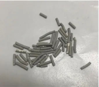 Figure 1. Pellet type metal oxide based adsorbent.