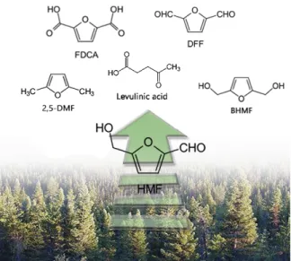 Figure 1. 5-Hydroxymethylfurfural and its derivatives.