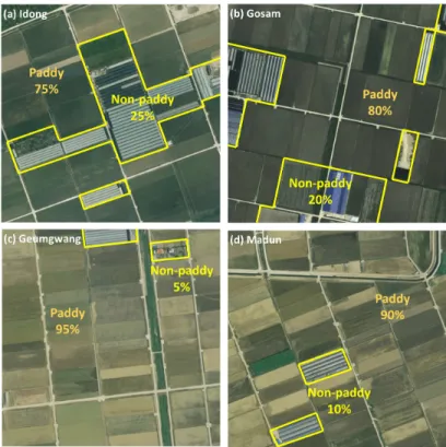 Fig. 4 The grid-based land use information on the field survey