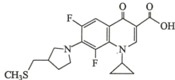 Fig.  1 — Chemical  structure  of  DWQ-013.