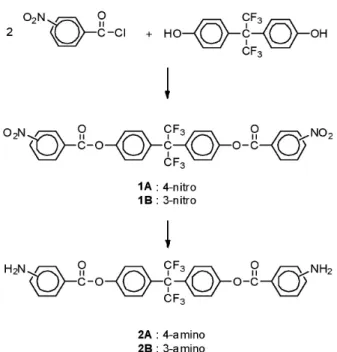 Figure 2.  1 H-NMR spectra of 1A (a) and 1B (b).
