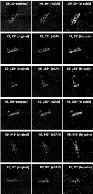 Fig.  4.  Comparison  after  resolution  up-conversion(K9)