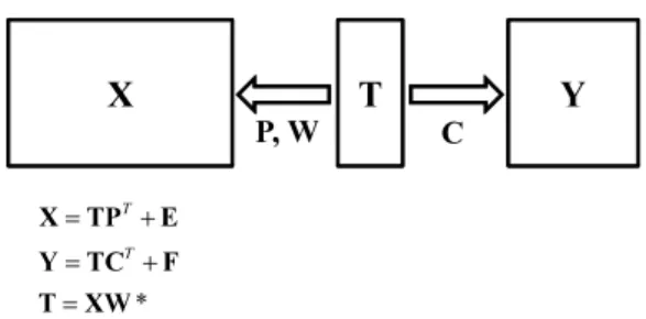Figure 3. Indirect modeling by PLS.