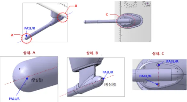 Fig.  8.  Air  data  probe  alignment  check  points