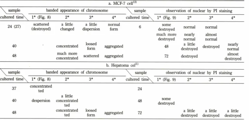 Table  II - The  ratio  of  the  absorbances  of  DNA  in  upper  layer  medium  by  spectrophotometer  260 nm