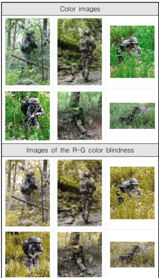 Fig.  2.  Classification  result  examples  of  camouflaged  soldier  using  Inception-v3