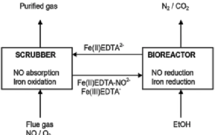 Figure 4. Schematic of BioDeNOx System[69].