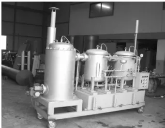 Figure 1. Flow diagram of low temperature pyrolysis system.