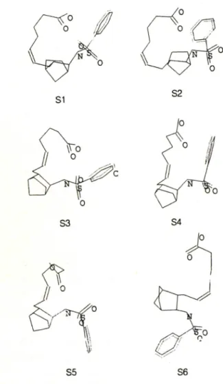 Table  I II  — —  Conformational data for local m in im a  of sulotroban by the M M  + Method