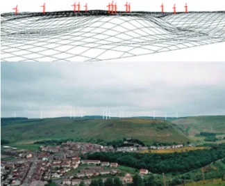 Figure 1.  Results of visual simulation of Gilfach Goch site for EIA