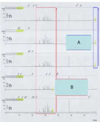 Fig.  4.  GC  analysis  of  fragrance  ingredient  standard  material.  Peak  identification  is  1