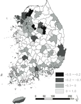 Figure 2.  Comparing PM 10 concentration trends of Cheonan- Cheonan-si and Pocheon-Cheonan-si.