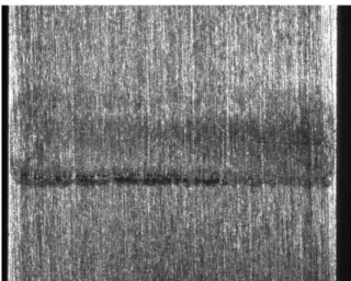 Fig.  5.  균열이  생긴  직후의  fretting  scar.