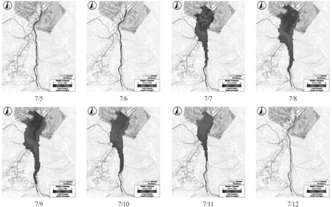 Figure 9.  Water quality simulation result – T-N.