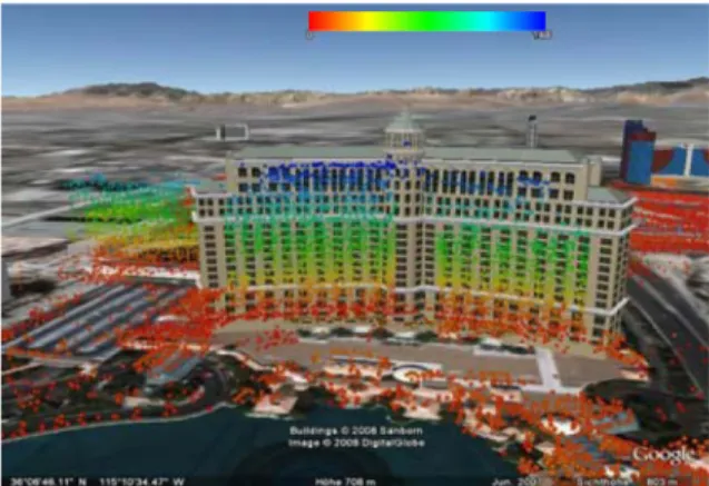 Fig.  8.  Example  for  the  3D  location  precision  of  a  city  DEM
