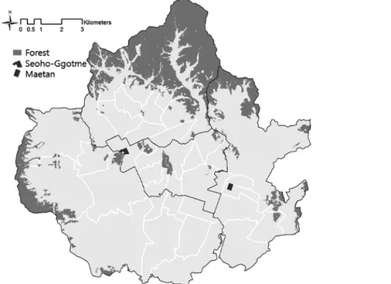 Figure 2.  Location of pilot study area