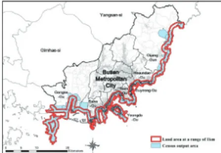 Figure 4.  Study area and spatial range