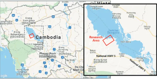 Figure 2.  Map of research area