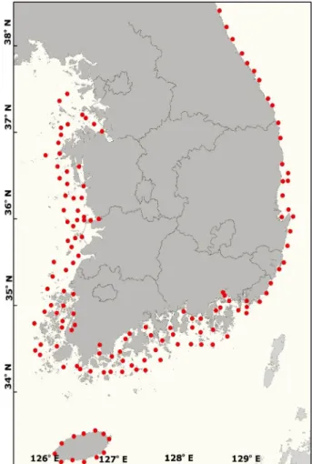 Fig. 1. Sampling stations in the study area.