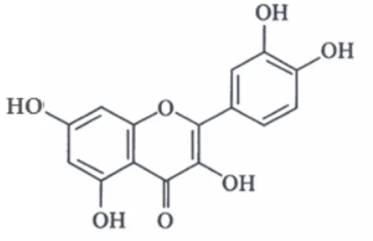 Figure  1.  Chemical  structure  of  quercetin. 