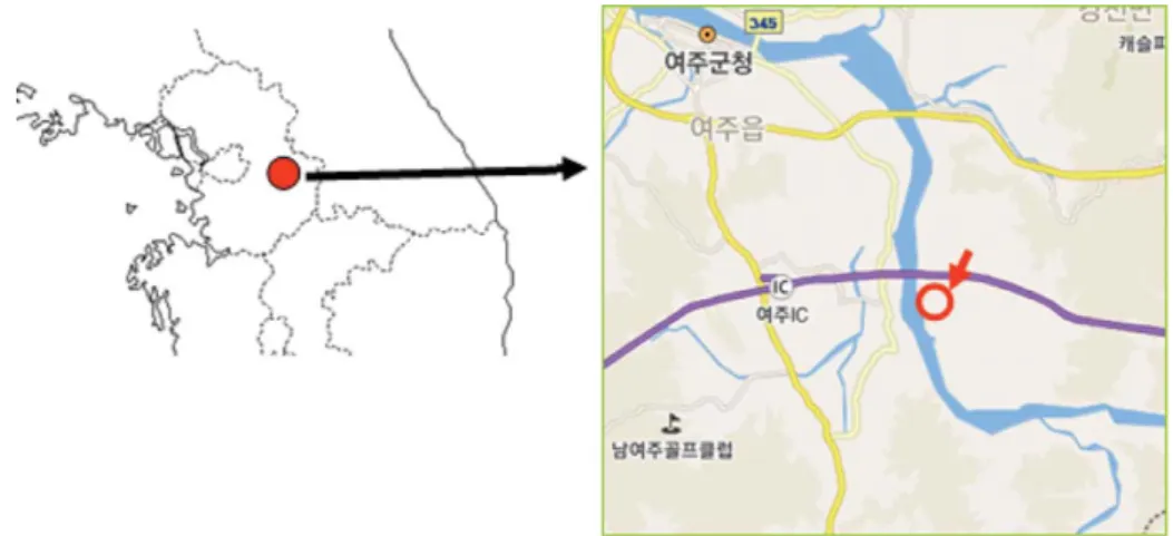Fig. 1. Study site in Namhangang basin.