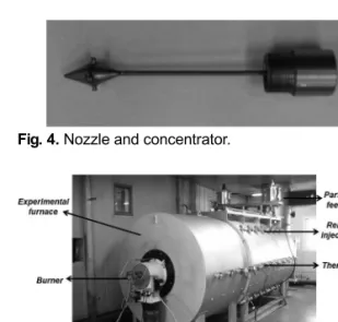 Fig. 4. Nozzle and concentrator.