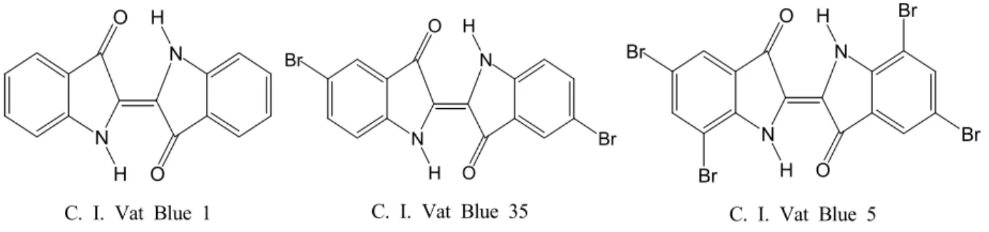 Figure 1. Dye structures used in the study.