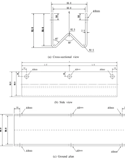 Fig. 6. Charge container (unit: mm).