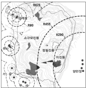 Fig. 11. The blasting pattern of study area.