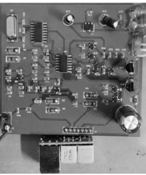그림 3. 본  실험에  사용된  초음파  트랜스듀서 Fig. 3. The  ultrsonic  transducer  used  in  this  study.