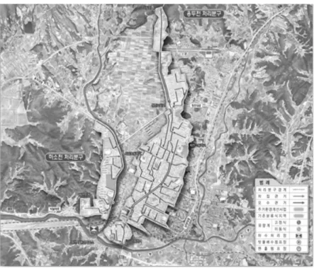 Fig. 1. Plan view for project target area. 